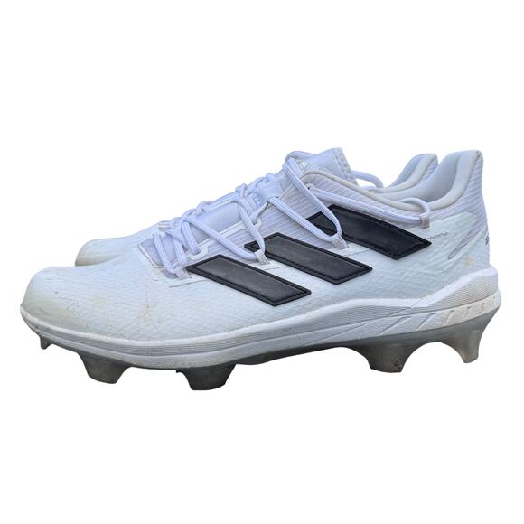 Adidas Adizero Afterburner 8 Pro TPU Baseball Cleats Mens 10.5 White SPG 753001 - Picture 2 of 10